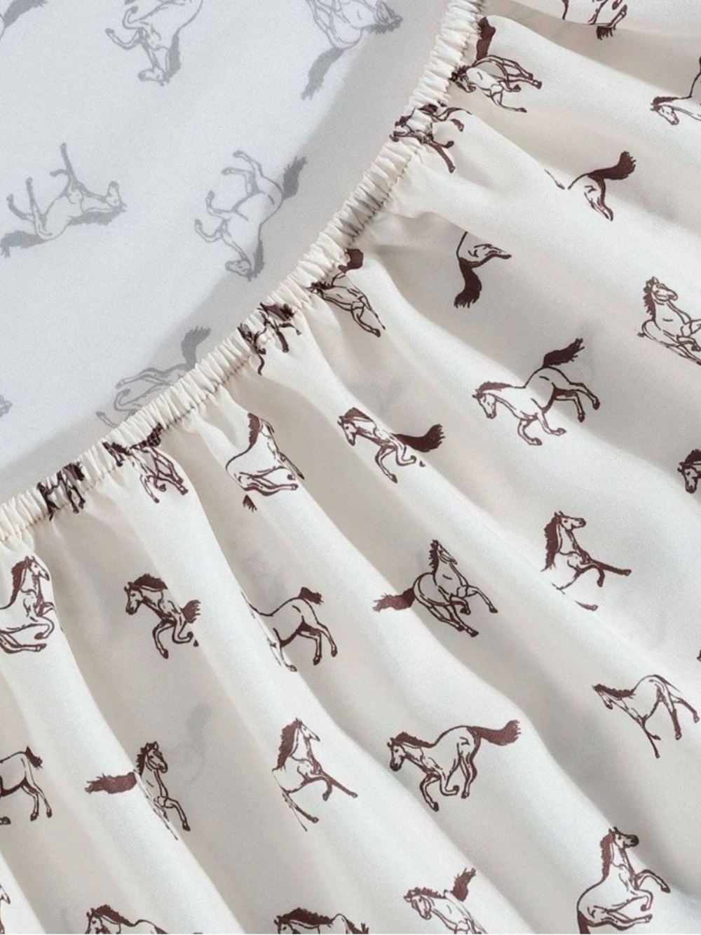 NEW Wrangler 4 Pc QUEEN Wild Horses Pony Equestrian Riding Sheet Set - Picture 3 of 4